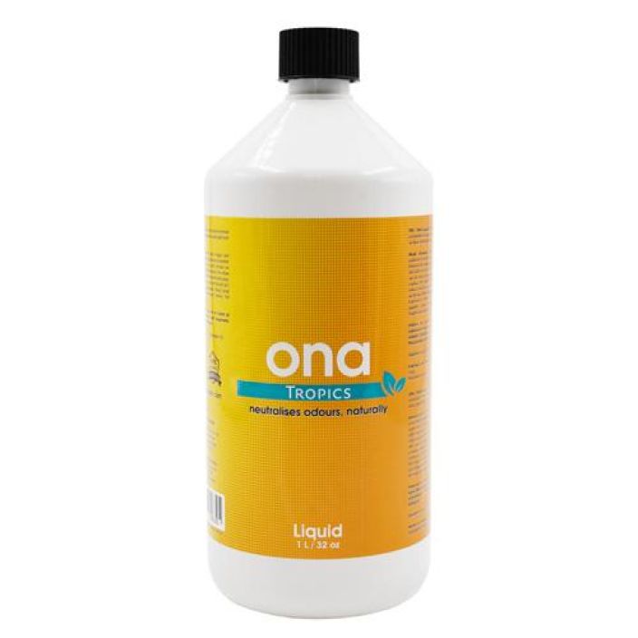 ONA Liquid Tropics Tayttopullo 922ml Tayttopullo Misting Domelle, suihkepulloihin tai geelin virkistamiseen.