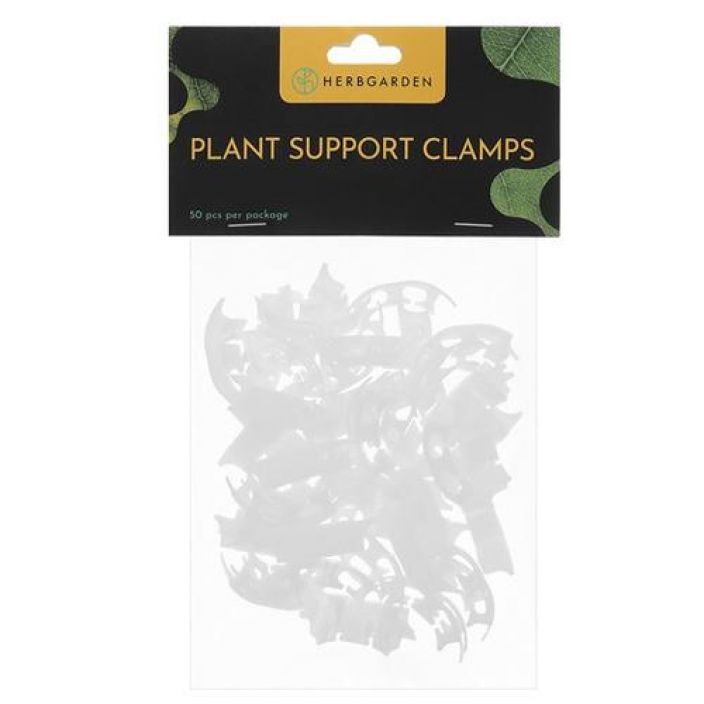 Tukiklipsit, Herbgarden 90° Plant Support Clamps 50kpl Ripustimet kasvien tukemiseen.
