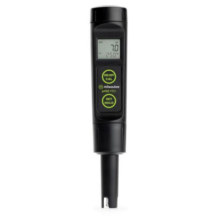 pH-mittari Milwaukee pH55 Laadukas, vesitiivis ja vaihdettavalla elektrodilla varustettu mittari nesteiden pH-arvon