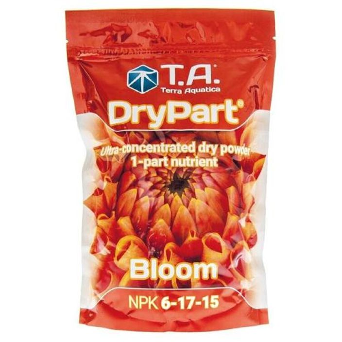 Terra Aquatica Drypart Grow 1kg Yhdistelma mikro- ja makroravinteita jatkuvasti tuottaville kasveille.