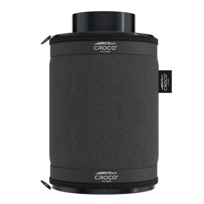 Aktiivihiilisuodatin Croco Filters, 240-360m3/h, ø 125mm Laadukas teollisuussuodatin imu- tai puhallusilman suodattamiseen.
