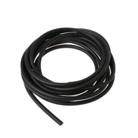 HAILEA Letku 4mm, silikoni, ilmaus, musta 1m