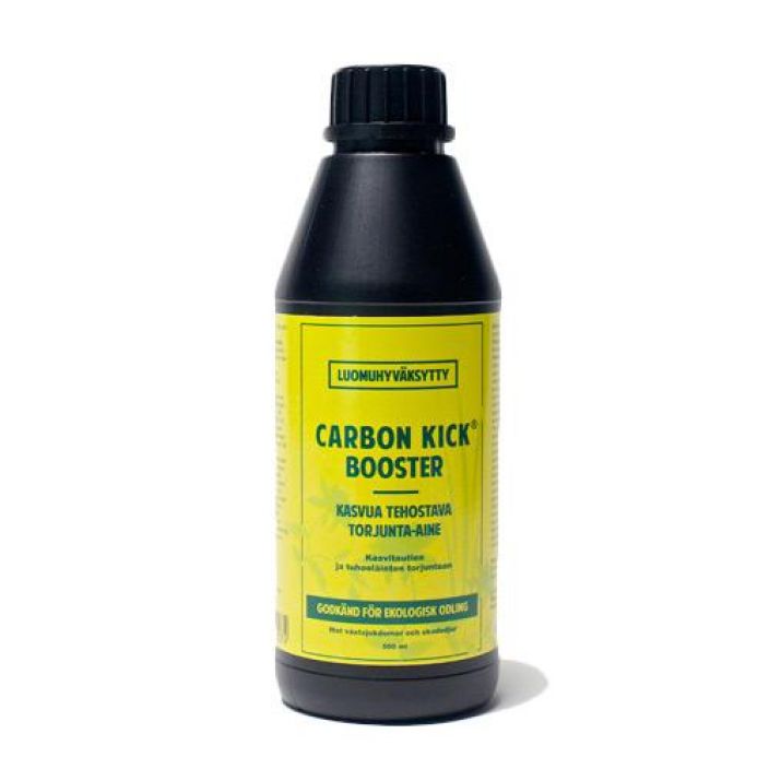 CarbonKick Booster 500ml Carbon Kick® Booster on ainutlaatuinen hiililannoitteen tehostaja, joka vahvistaa kasvin terveytta