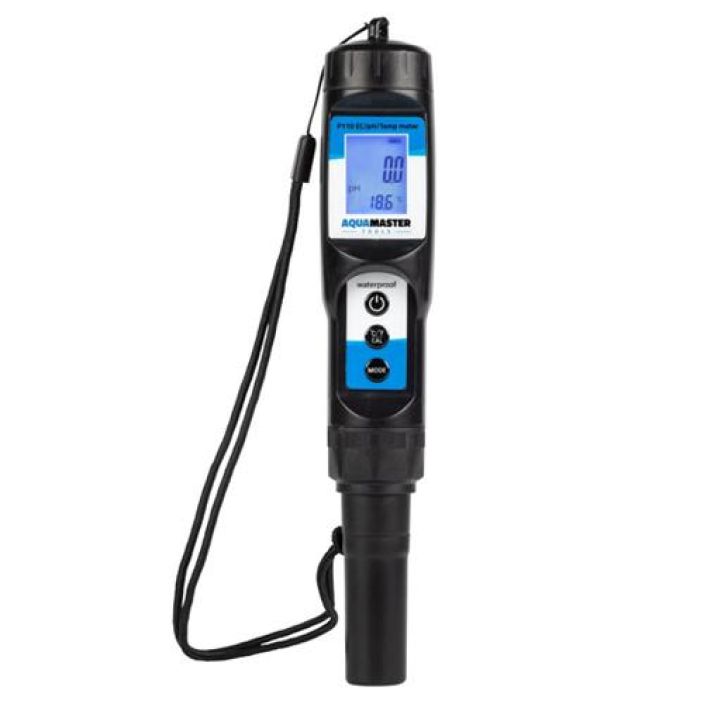pH/EC-mittari Aquamaster Tools P110 Pro Laadukas, vesitiivis ja vaihdettavalla elektrodilla varustettu mittari nesteiden
