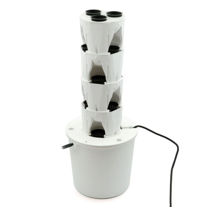 Baabeli vesiviljelytorni (Starter Kit) Baabeli vesiviljelytornin aloituspaketti. Valmistettu 3D-tulostaen Suomessa.