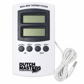 DUTCH MASTERS Lämpö- ja kosteusmittari ulko/sisätiloihin, anturilla, Dutch Masters Thermometer