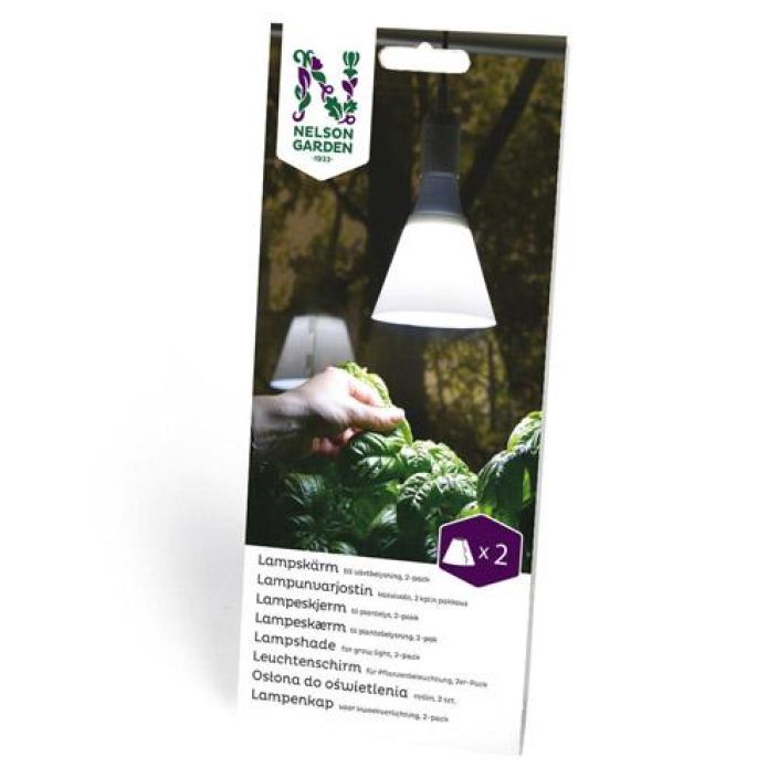 Nelson LED 15W + varjostin Kasvilamppu E27-kannalla. Sisaltaa varjostimen.