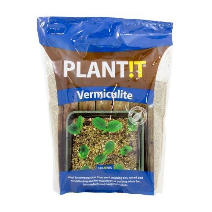 Vermikuliitti 10l Vermikuliitti sisaltaa vulkaanista, kosteutta sitovaa materiaalia, joka lammittaa ja kuohkeuttaa maaperaa.