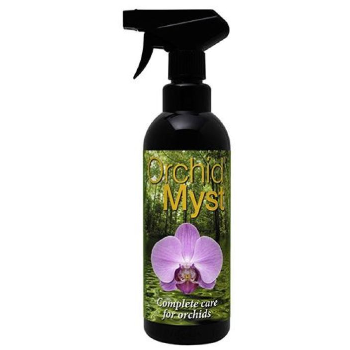 Orchid Myst Spray 750ml Nestemainen lehti- ja juurisumute, joka edesauttaa ja pidentaa orkideoiden kukintaa.