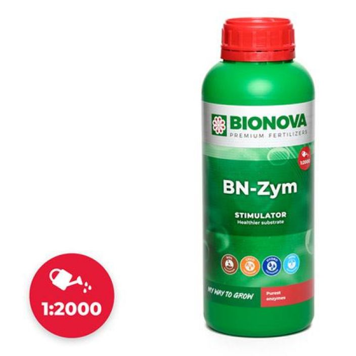 Bio Nova Zym 1l BN-Zym on entsyymeihin perustuva luonnollinen biokatalyytti ja kasvualustan paranne.