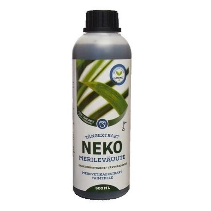 NEKO Merilevauute 500ml Kasvustoa ja juuristoa vahvistava hoitoaine ruukku- ja puutarhakasveille. Luomu (6% Ascophyllum