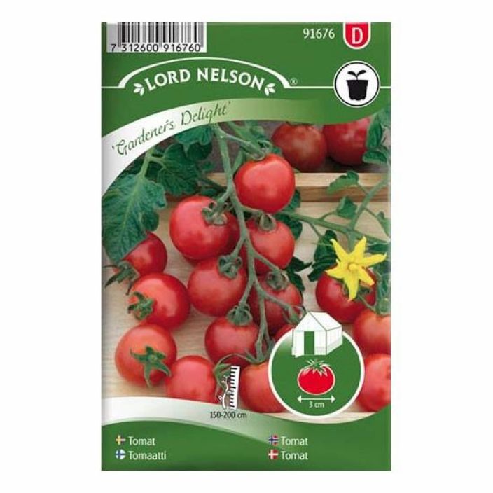 Tomaatti, Kirsikka-, Gardener´s Delight