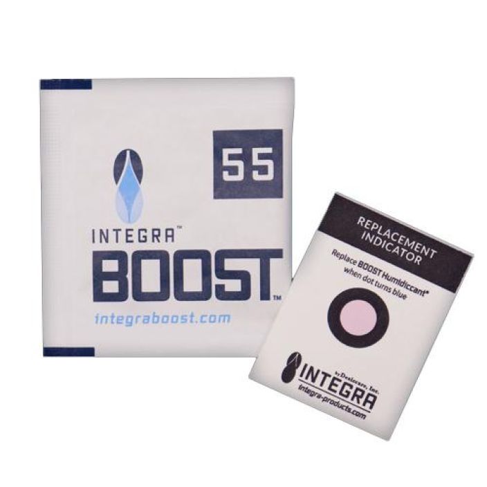 Kosteudensaatopussi Integra Boost 55% 8g 2-suuntainen kosteudensaataja optimaalisen kosteuden