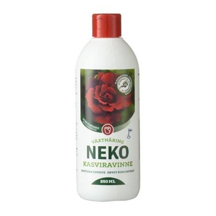 NEKO Kasviravinne 500ml Kasviperainen lannoite sisa- ja ulkokasveille, luomu. NPK 2-0-5