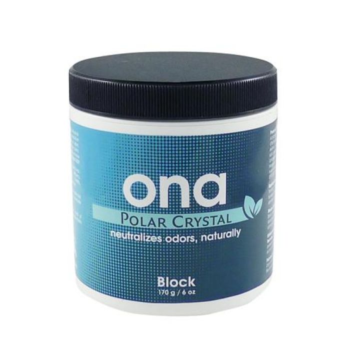 ONA Block Polar Crystal 170g Luonnon eteerisista oljyista koostuva ilmanraikastin.