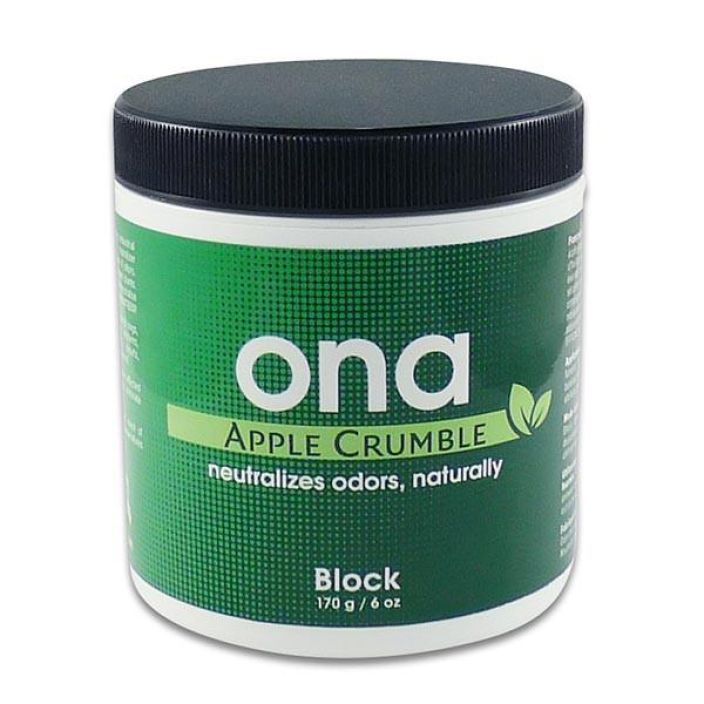 ONA Block Apple Crumble 170g Luonnon eteerisista oljyista koostuva ilmanraikastin