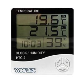 WINFLEX Lämpö- ja kosteusmittari, anturikaapelilla 1m CIS