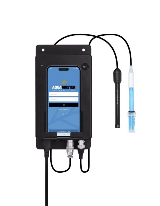 pH/EC-monitori Aquamaster Tools W650 Pro Online Aqua Master Tools W650 Pro Online on Wi-Fi-yhteydella toimiva pH/EC-monitori Aquamaster Tools W650 Pro Online Aqua Master Tools W650 Pro Online on Wi-Fi-yhteydella toimiva