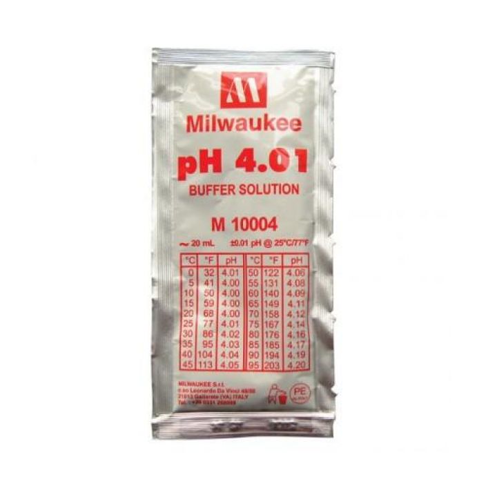 Kalibrointiliuos pH 4,01 20ml pH-mittarin kalibrointiin