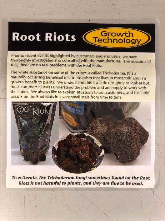 Root Riot juurrutussieni 50kpl Siementen idattamiseen ja taimien juurruttamiseen, sopii kaikille kasvualustoille ja