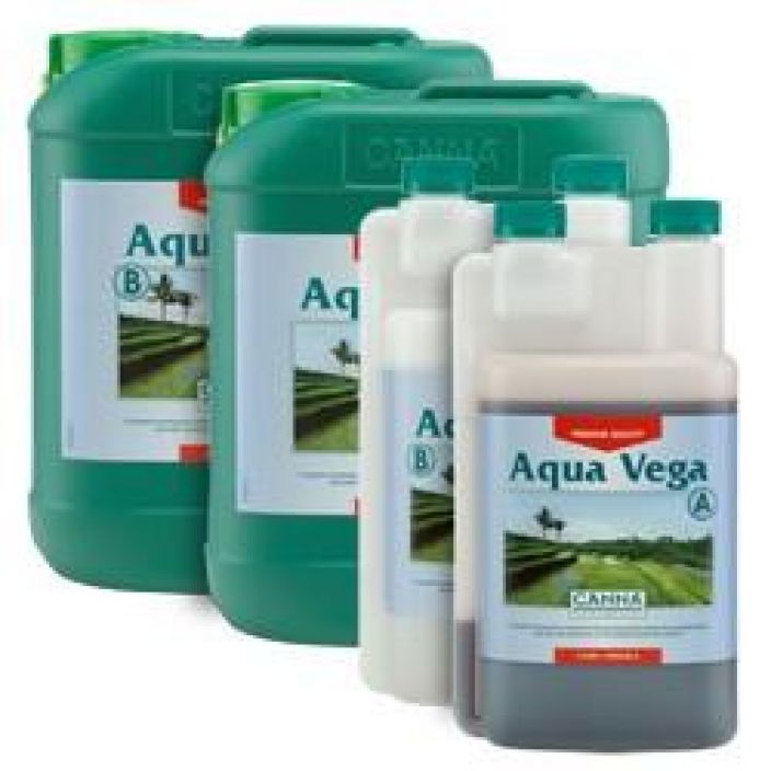 Aqua Vega A+B 2x10l Mineraalipohjainen vesiviljelyravinne kasvuvaiheeseen, 2-komponenttinen