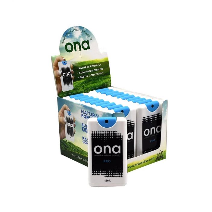 ONA Pocket Sprayer Pro 12ml Luonnon eteerisista oljyista koostuva ilmanraikastin, taskumalli.