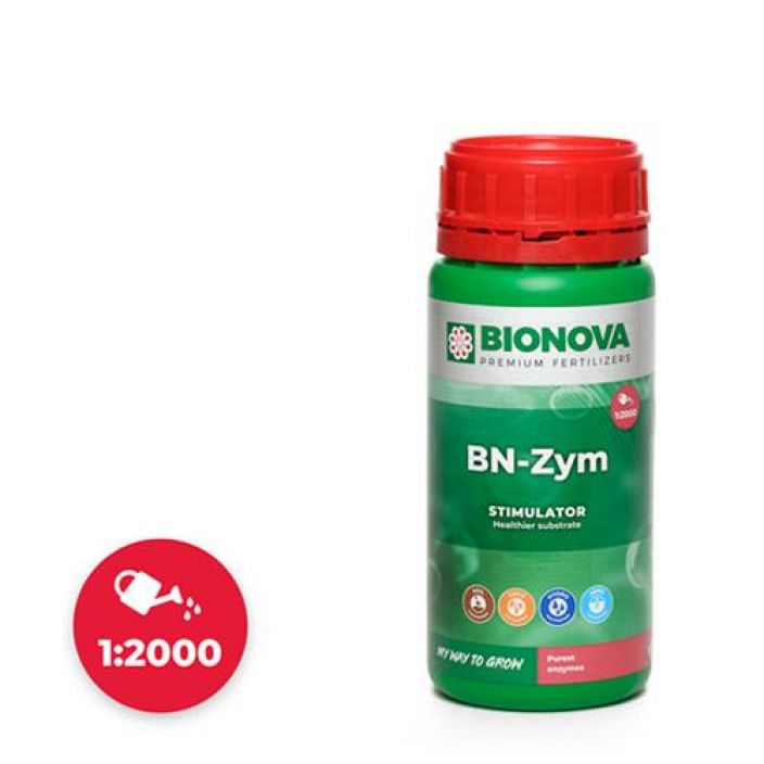 Bio Nova Zym 250ml BN-Zym on entsyymeihin perustuva luonnollinen biokatalyytti ja kasvualustan paranne.