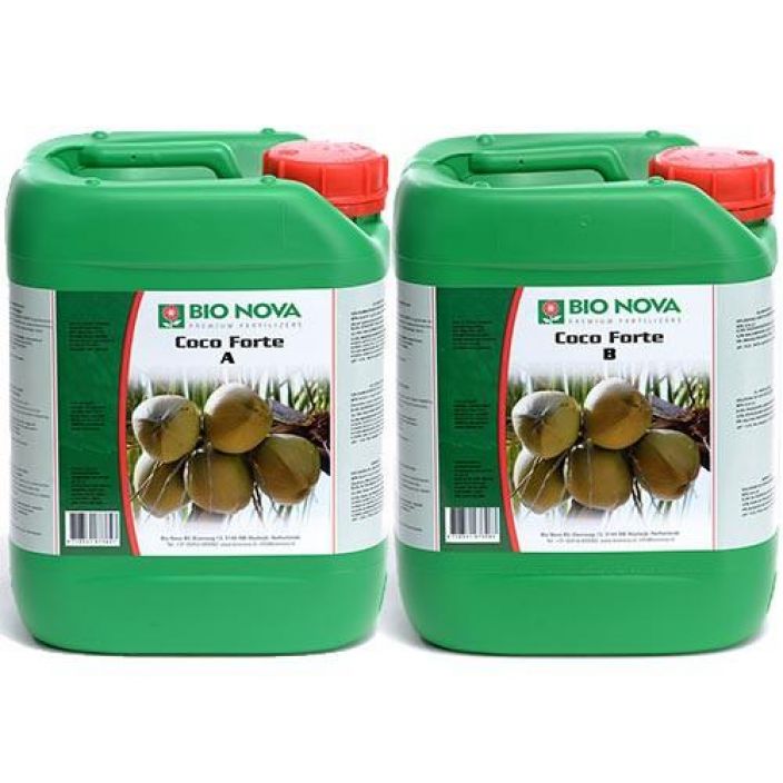 Bio Nova Coco Forte A+B 5l Soil Supermix on yksikomponenttinen bio-mineraaliravinne, joka on kehitetty erityisesti multa- ja