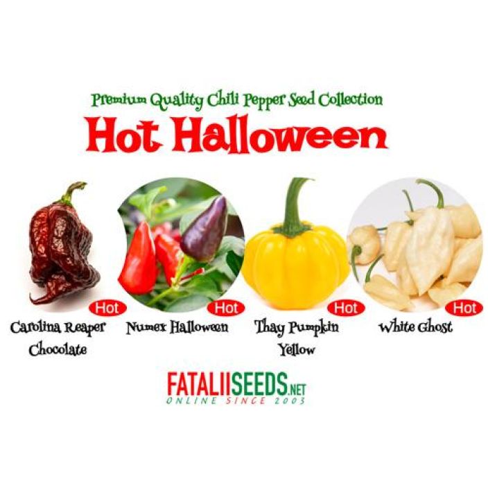 Fatalii Seeds: Chili Blast Valikoima moneen makuun maistuvia, mietoja &amp; tulisia chililajikkeita