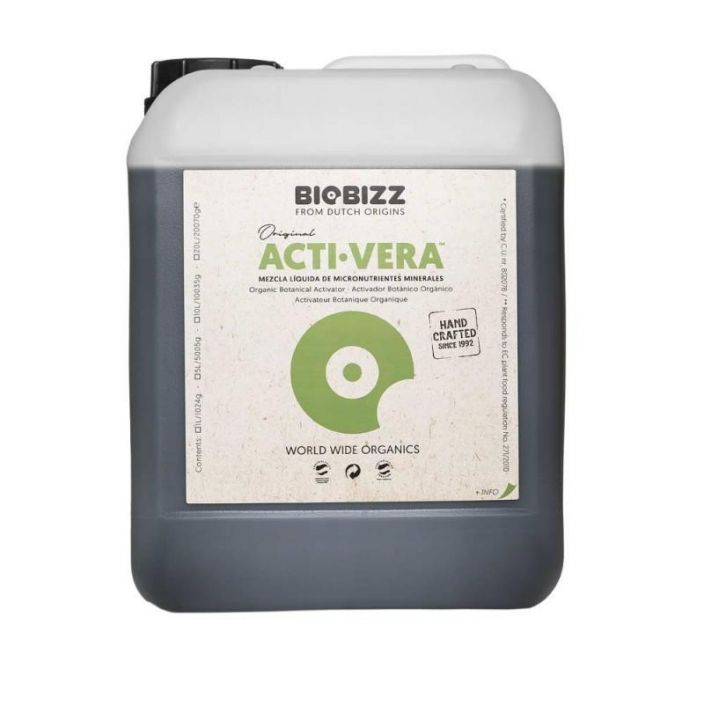 Biobizz Acti-Vera 5l Aloe verasta johdettu biodynaaminen stimulantti.