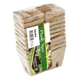 NELSON GARDEN Ruukku, kuitu-, neliö, 6cm 20kpl