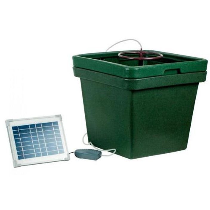 T.A. CultiMate L Solar Aurinkopaneelilla toimiva helppokayttoinen vesiviljelyjarjestelma.