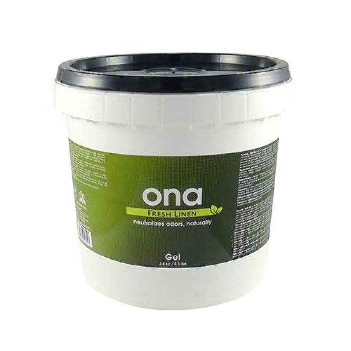 ONA Gel Fresh Linen 3,8kg Luonnon eteerisista oljyista koostuva ilmanraikastingeeli.