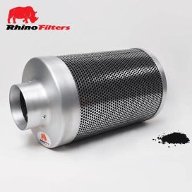 RHINO FILTERS Aktiivihiilisuodatin, Rhino Pro, 350m3/h ø 125mm