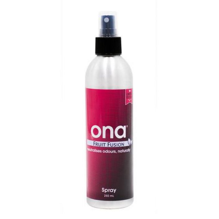 ONA Spray Fruit Fusion Suihkepullo 250ml Luonnon eteerisista oljyista koostuva ilmanraikastin, suihkepullo
