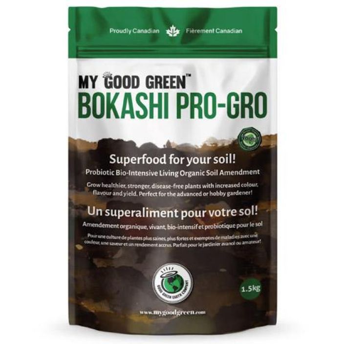 Bokashi Pro-Gro 1,5kg All-in-one kuivaravinne oman supermullan tekemiseen.