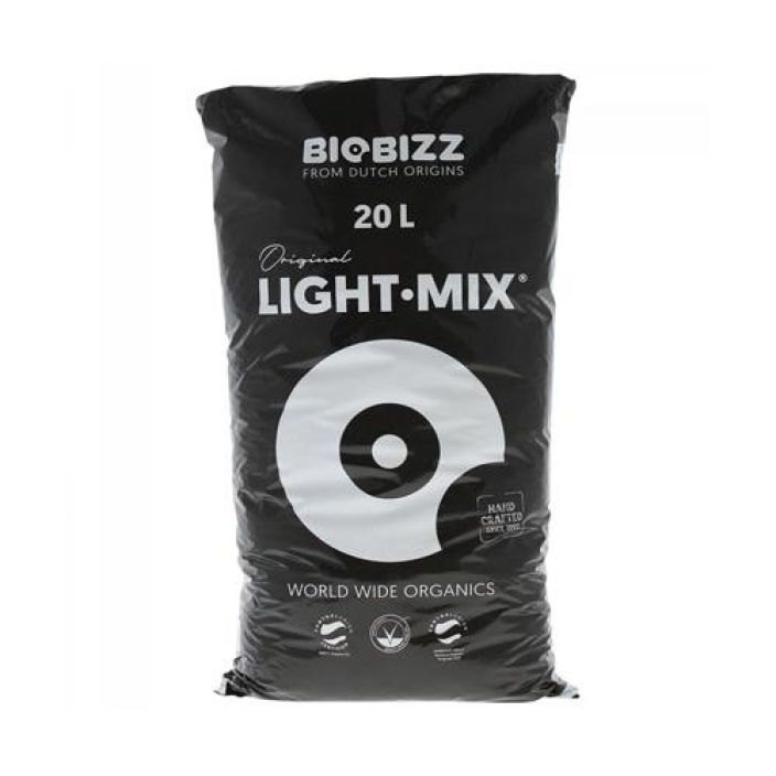 Biobizz Light Mix 20l Light-mix® on kevyesti esilannoitettu ja kylvovalmis orgaaninen multasekoitus esikasvatukseen ja