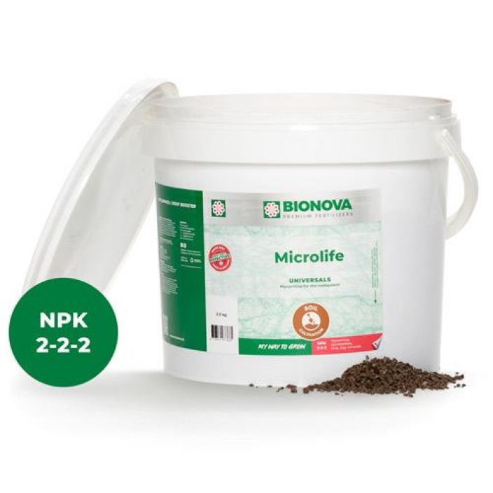Microlife Soil Enhancer 2kg Microlife on orgaaninen kasviravinne ja kasvualustan paranne, joka sisaltaa