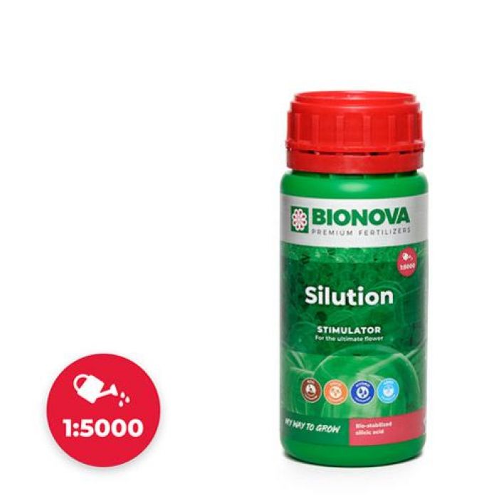 Bio Nova Silution 250ml Silution on kasvia vahvistava ravinneliuos, joka perustuu stabiloituun piihappoon ja luonnolliseen