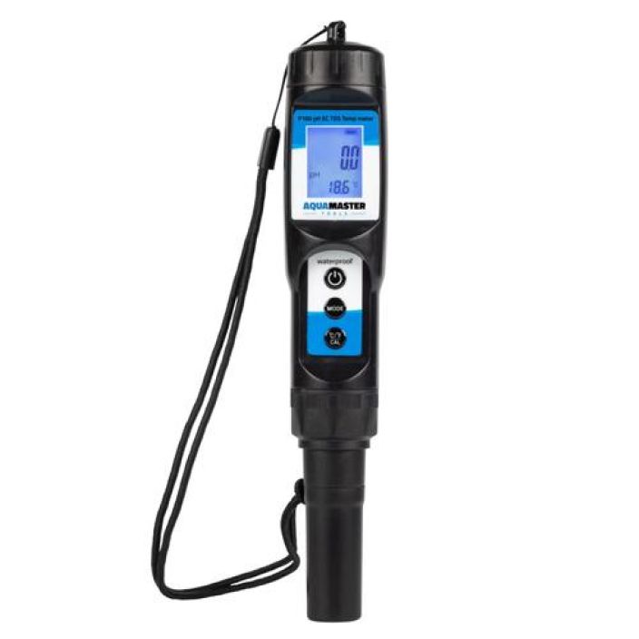 pH/EC-mittari Aquamaster Tools P160 Pro Vesitiivis mittari nesteiden pH/EC/TDS/PPM/Temp-arvojen mittaamiseen.