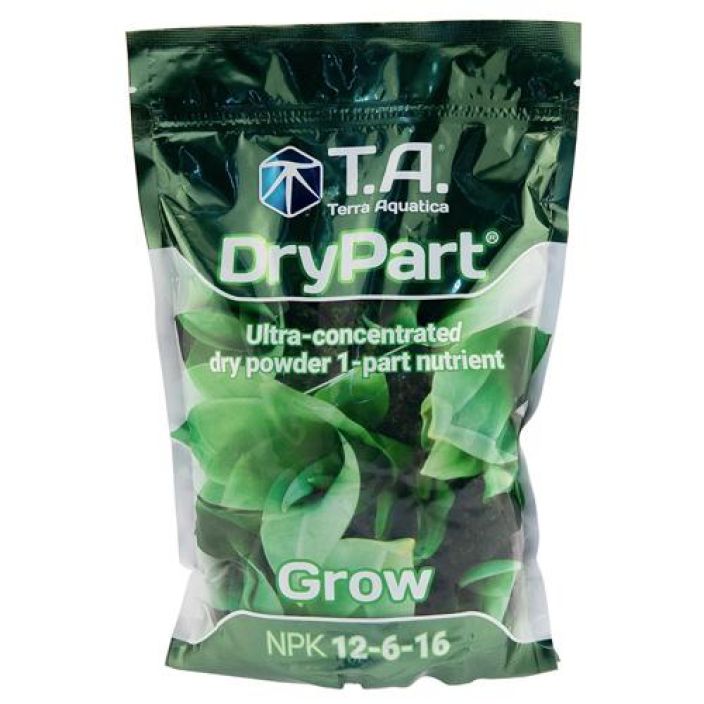 Terra Aquatica Drypart Grow 1kg Yhdistelma mikro- ja makroravinteita jatkuvasti tuottaville kasveille.